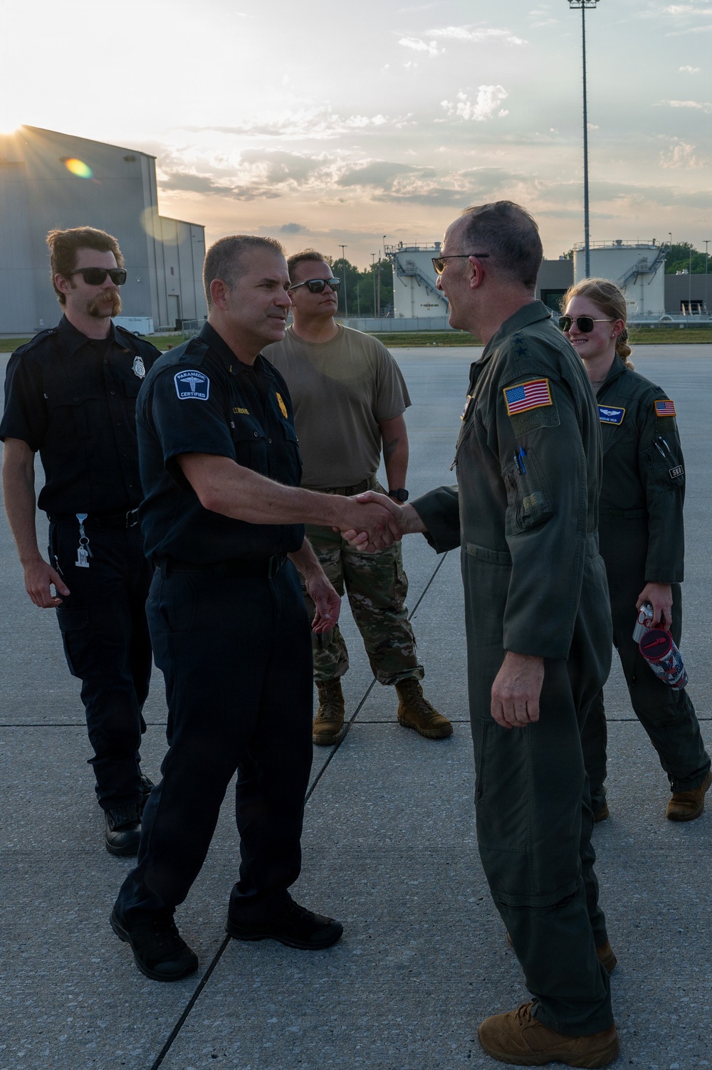 Lt. Gen. John Healy performs final flight with the 445th Airlift Wing