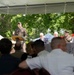 Future service members are recognized at an Our Community Salutes event at Rock Island