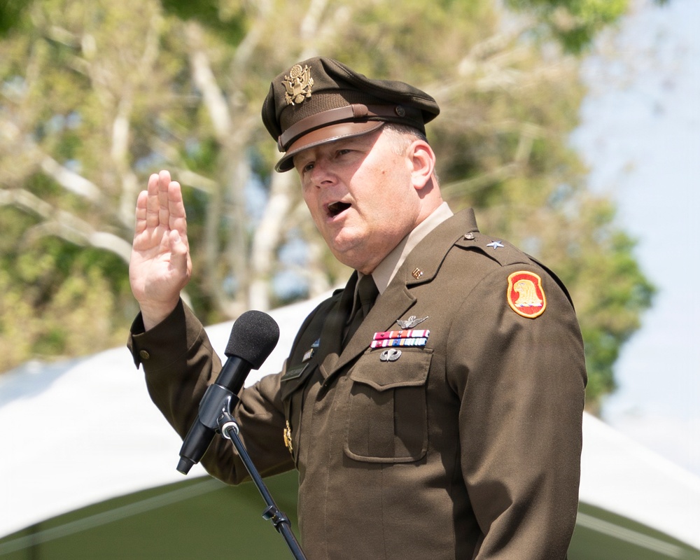 Future service members are recognized at an Our Community Salutes event at Rock Island