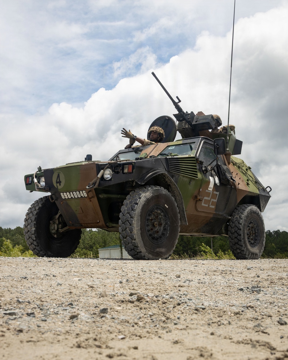 Fleet Exercise 250 | French Marines and U.S. Marines conduct Heavy Machine Gun Range