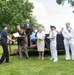 Future service members are recognized at an Our Community Salutes event at Rock Island