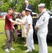 Future service members are recognized at an Our Community Salutes event at Rock Island