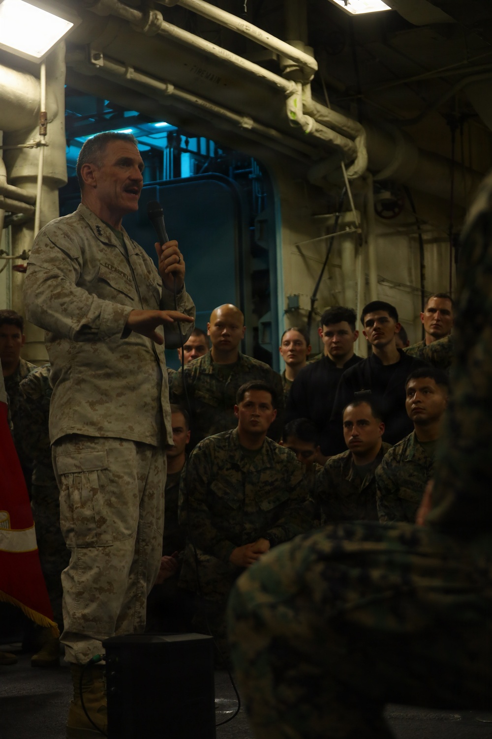 31st MEU | MARCENT CG Visits USS Tripoli