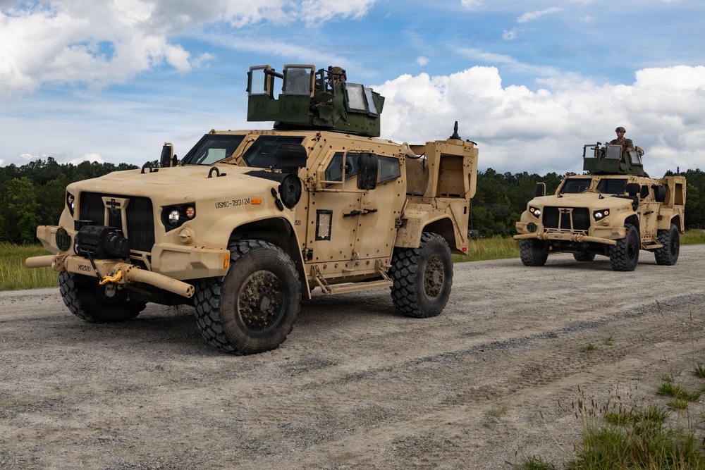 Fleet Exercise 250 | French Marines and U.S. Marines conduct Heavy Machine Gun Range