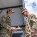 1034th CSSB Soldier receives challenge coin during annual training