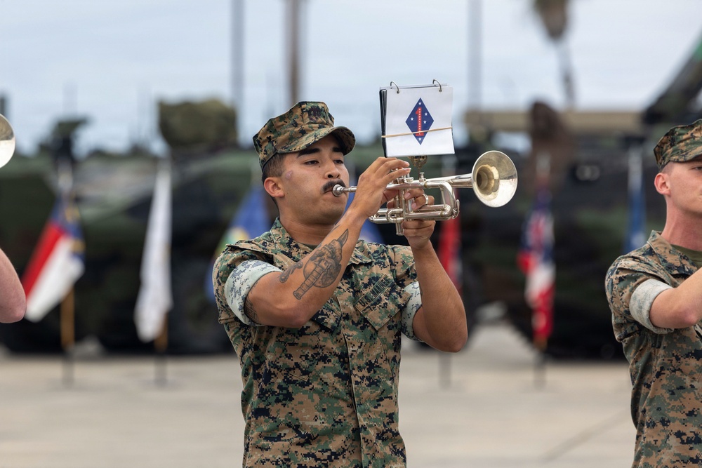 3d AA Bn. holds Change of Command ceremony