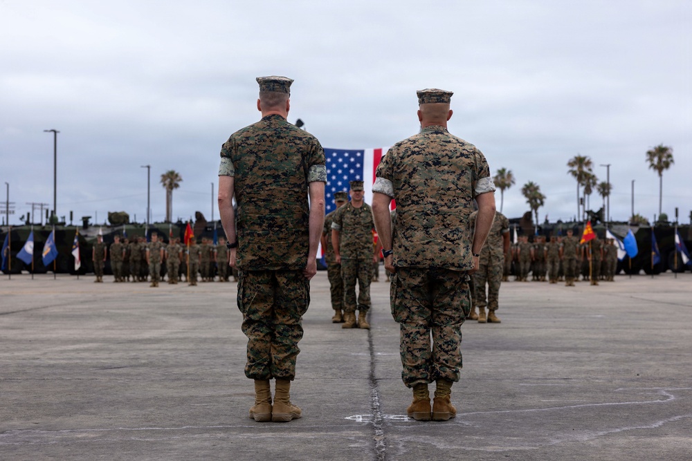 3d AA Bn. holds Change of Command ceremony