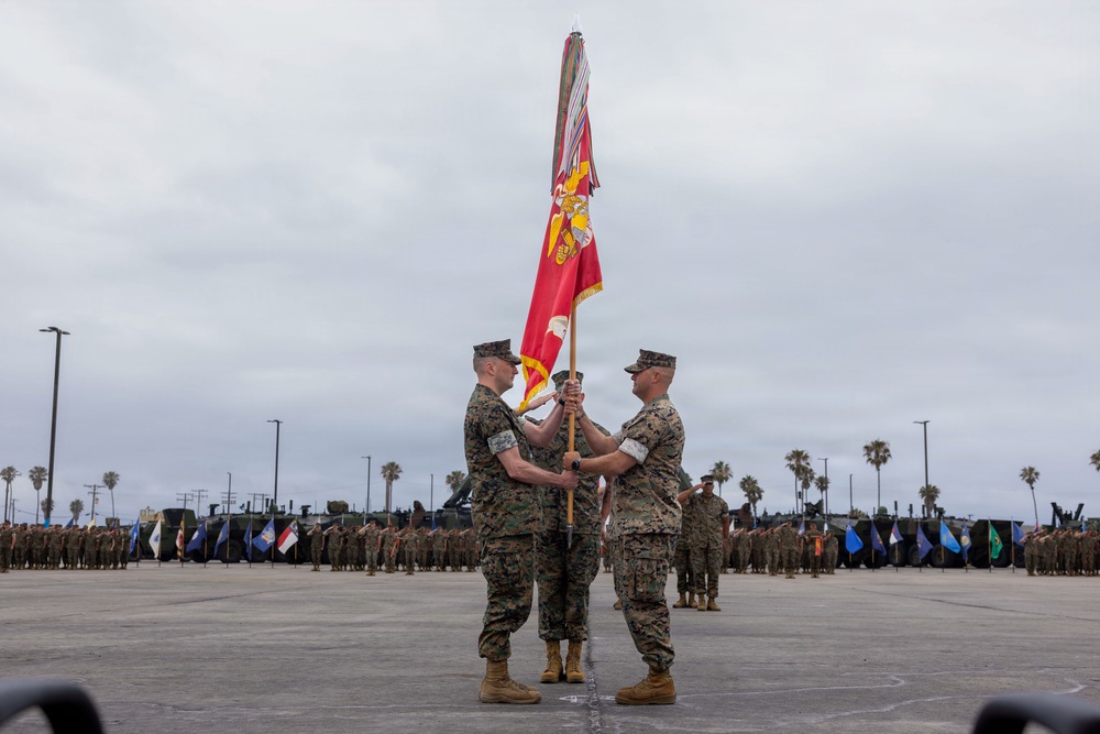 3d AA Bn. holds Change of Command ceremony
