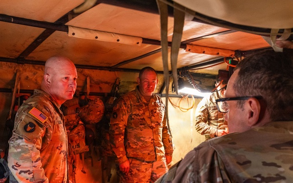 Iowa National Guard brigadier general engages with soldiers