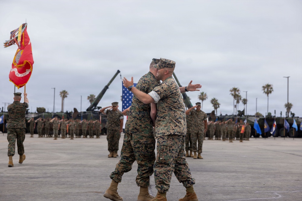 3d AA Bn. holds Change of Command ceremony