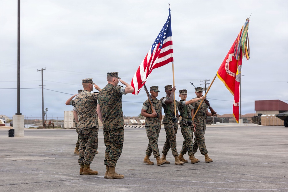 3d AA Bn. holds Change of Command ceremony