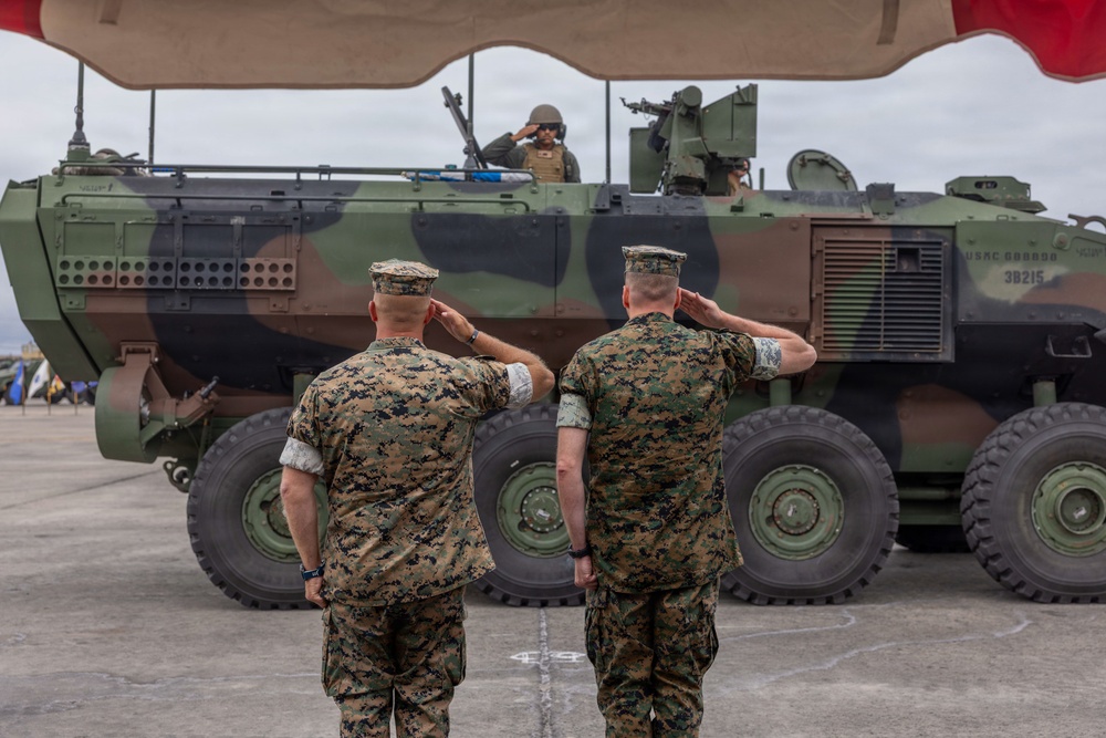 3d AA Bn. holds Change of Command ceremony