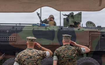 3d AA Bn. holds Change of Command ceremony
