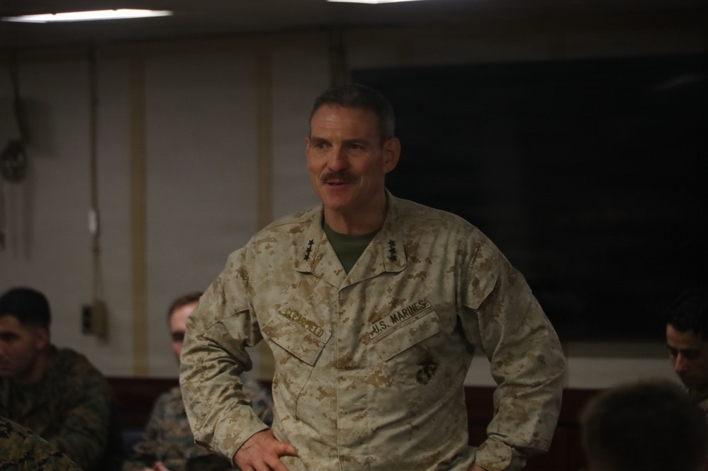 31st MEU | MARCENT CG Visits USS Tripoli
