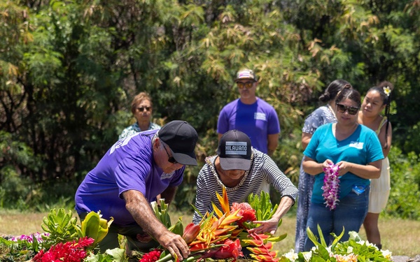 PMRF Hosts Summer Solstice Ceremony Honoring Lineal Descendants of Na 'Ohana Papa 'O Mānā