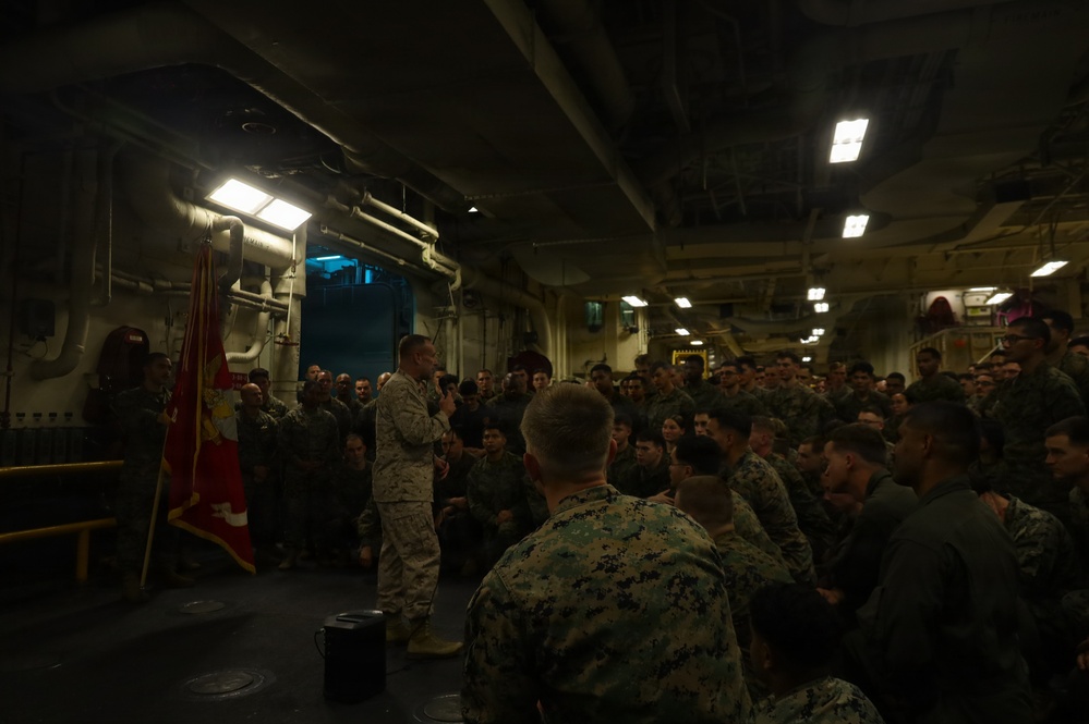 31st MEU | MARCENT CG Visits USS Tripoli