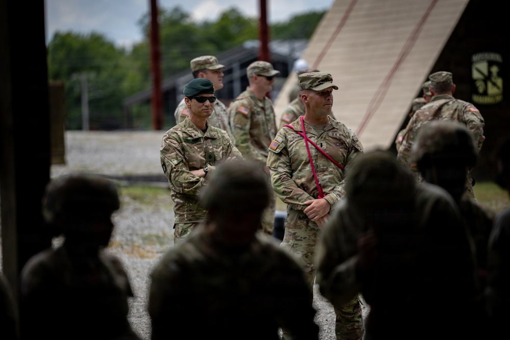 Deputy Commanding General of Maneuver visits Cadet Summer Training