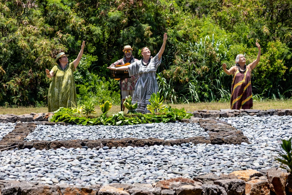 PMRF Hosts Summer Solstice Ceremony Honoring Lineal Descendants of Na 'Ohana Papa 'O Mānā