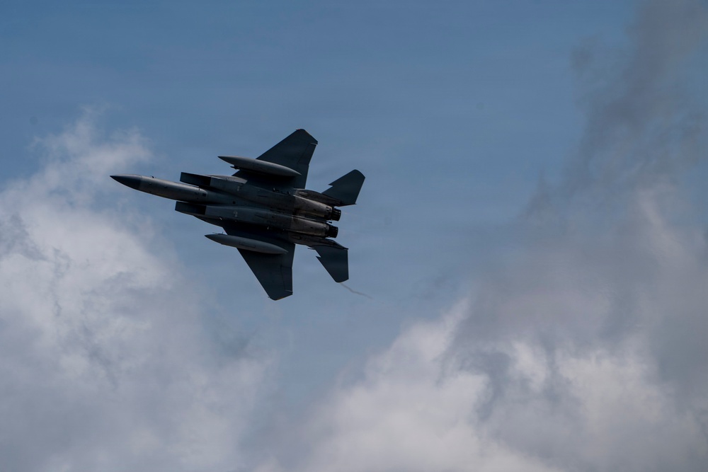 F-15 Eagle fly by