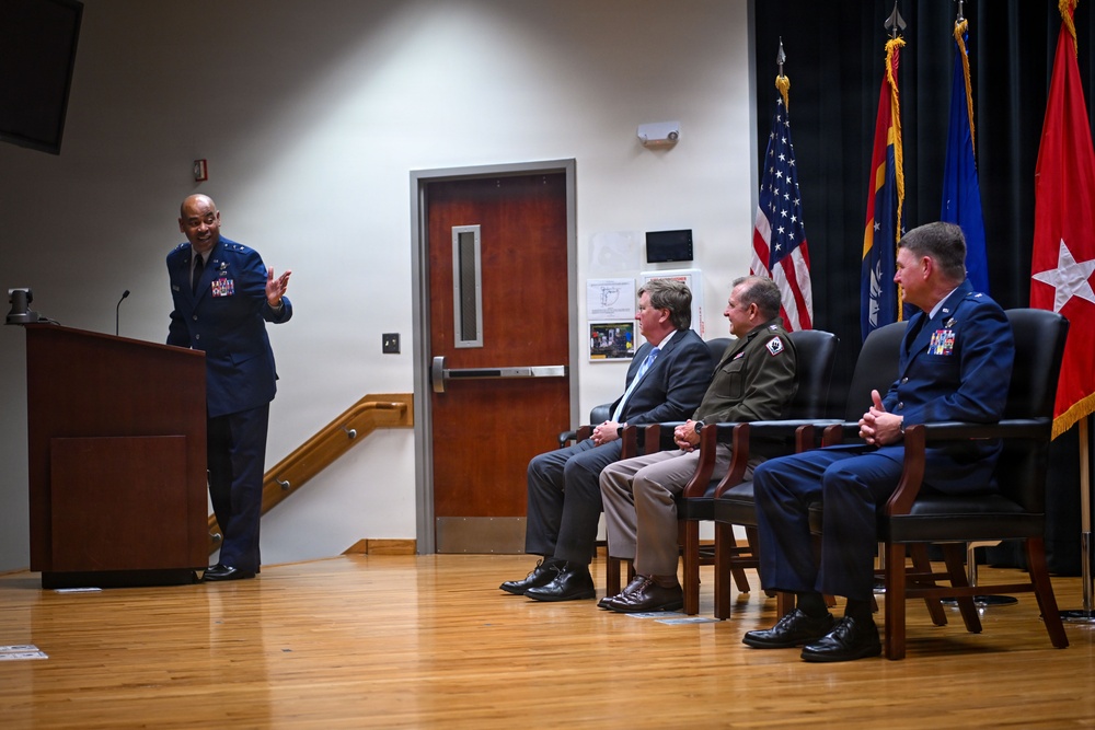 Mississippi Air National Guard change of command ceremony