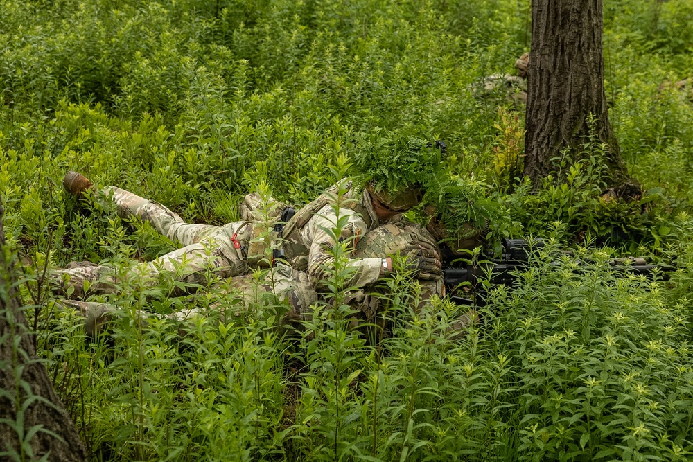 1-112th Infantry conducts light infantry, mortar training