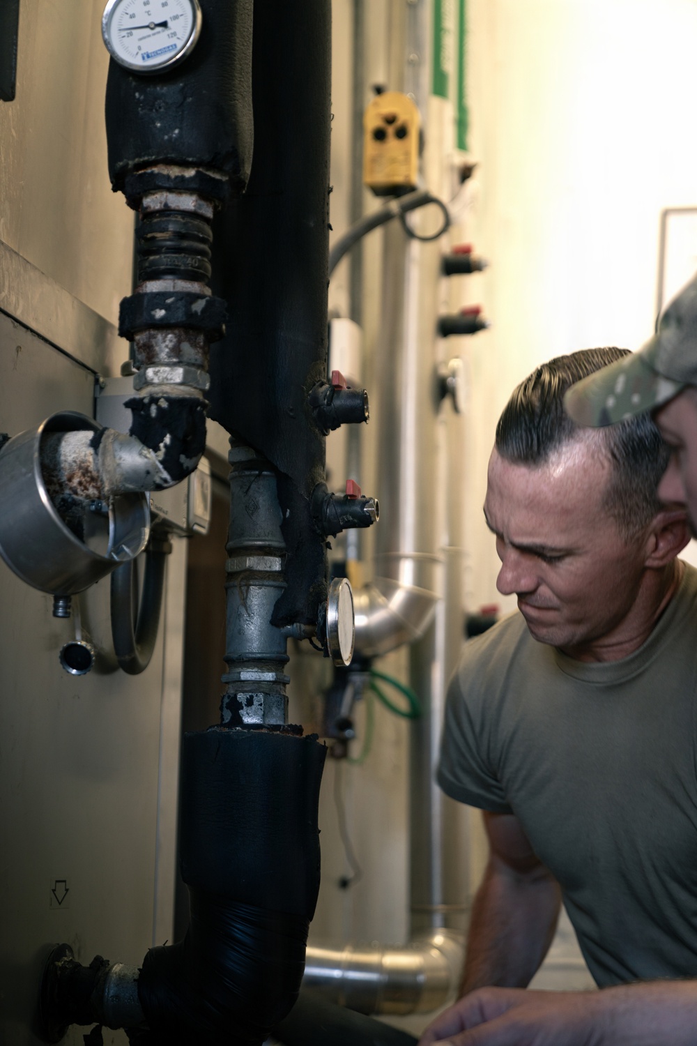 110th Civil Engineers repair Aviano CDC air conditioning