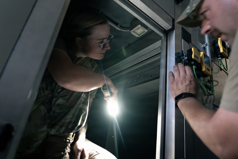 110th Civil Engineers repair Aviano CDC air conditioning
