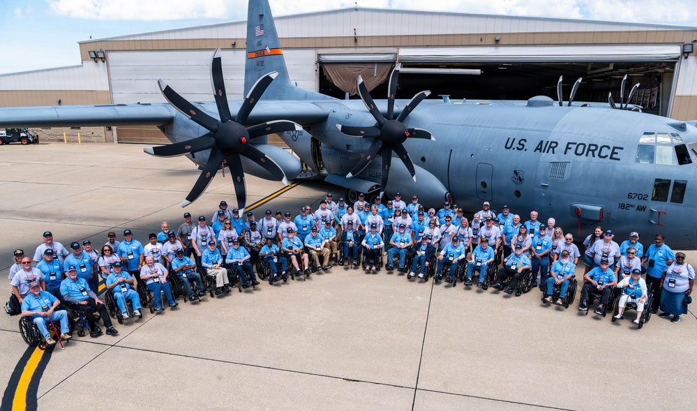 Operation Penguin Visits 182nd Airlift Wing