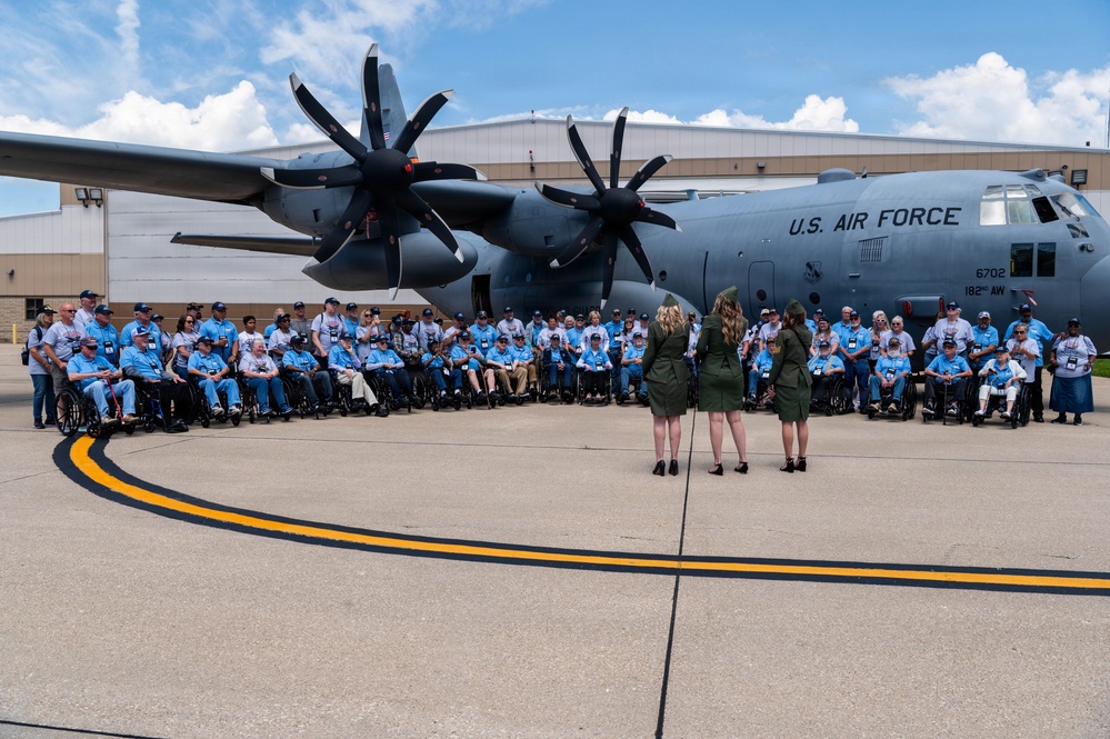 Operation Penguin Visits 182nd Airlift Wing