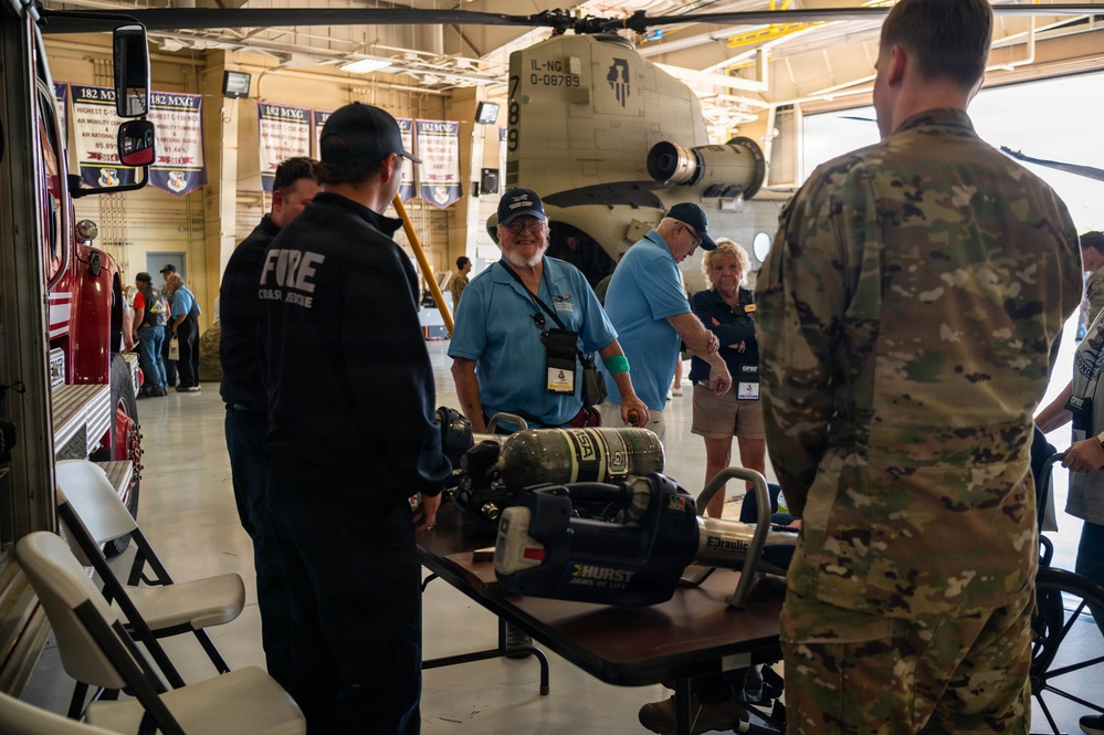 Operation Penguin Visits 182nd Airlift Wing