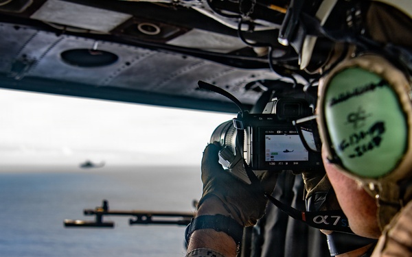 VMM-164 and 16th CAB Conduct Flight Ops from USS Essex