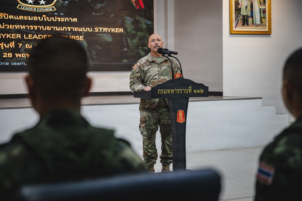 Washington National Guard Deepens Historic Partnership with Royal Thai Army through Seventh Stryker Leader Course