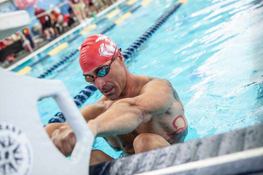 Team Marine Corps Exhibits Mental Toughness at 2026 Warrior Games Swimming Competition