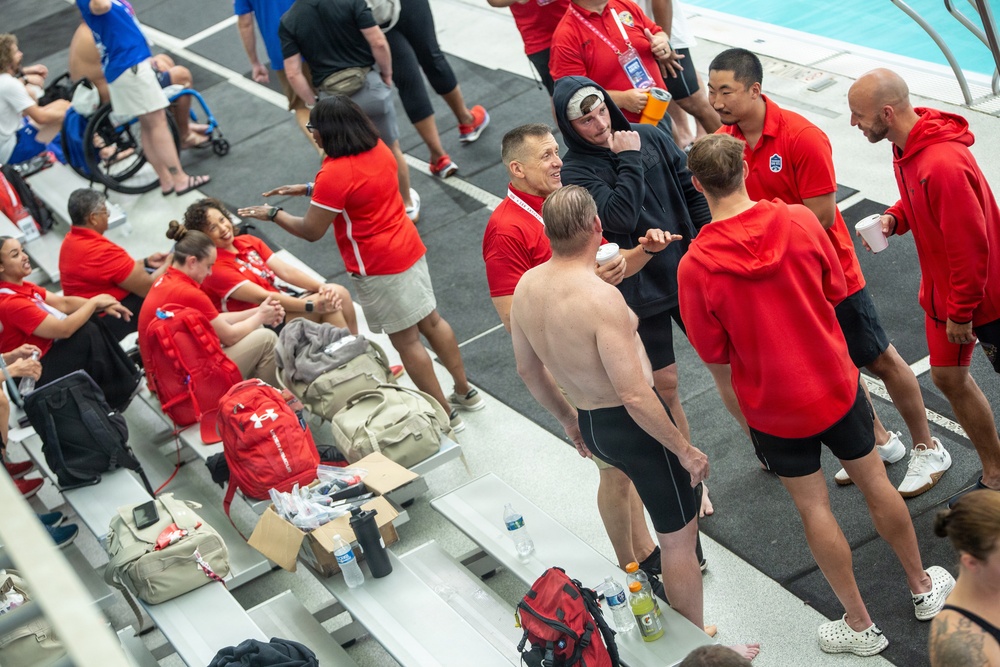 Team Marine Corps Exhibits Mental Toughness at 2026 Warrior Games Swimming Competition