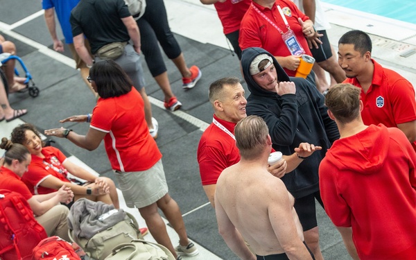 Team Marine Corps Exhibits Mental Toughness at 2026 Warrior Games Swimming Competition