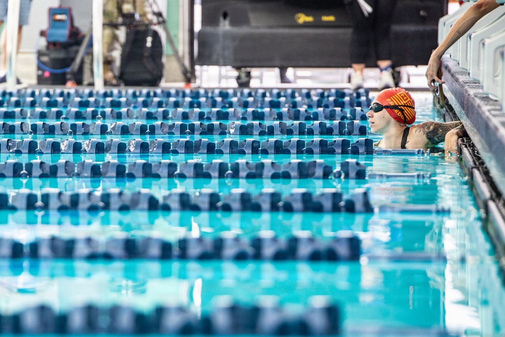 Team Marine Corps Exhibits Mental Toughness at 2026 Warrior Games Swimming Competition