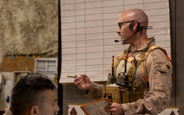 U.S. Marine Corps Reserve Marines conduct command post exercise during MFRITX 3-26