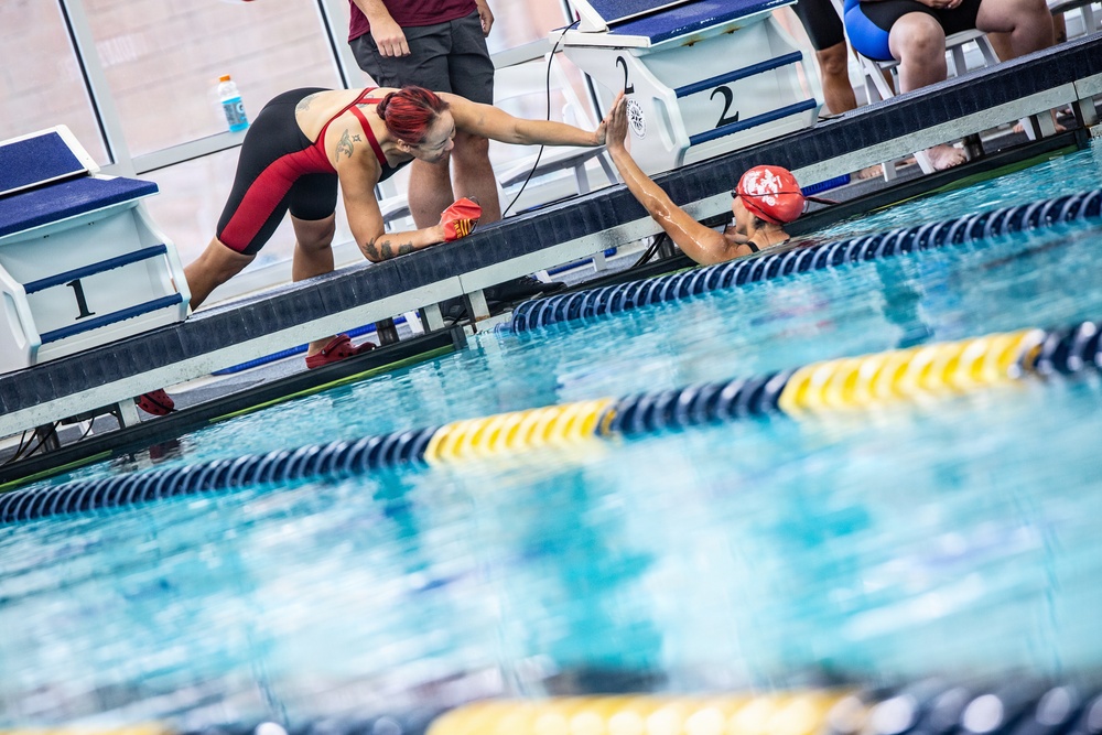 Team Marine Corps Exhibits Mental Toughness at 2026 Warrior Games Swimming Competition