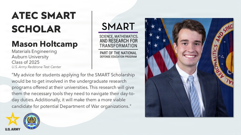 ATEC SMART Scholar Profile – Mason Holtcamp