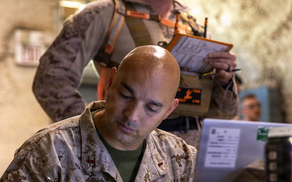 U.S. Marine Corps Reserve Marines conduct command post exercise during MFRITX 3-26
