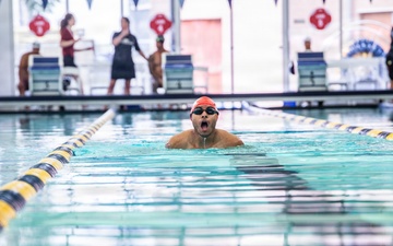 Team Marine Corps Exhibits Mental Toughness at 2026 Warrior Games Swimming Competition