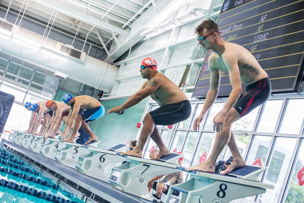 Team Marine Corps Exhibits Mental Toughness at 2026 Warrior Games Swimming Competition