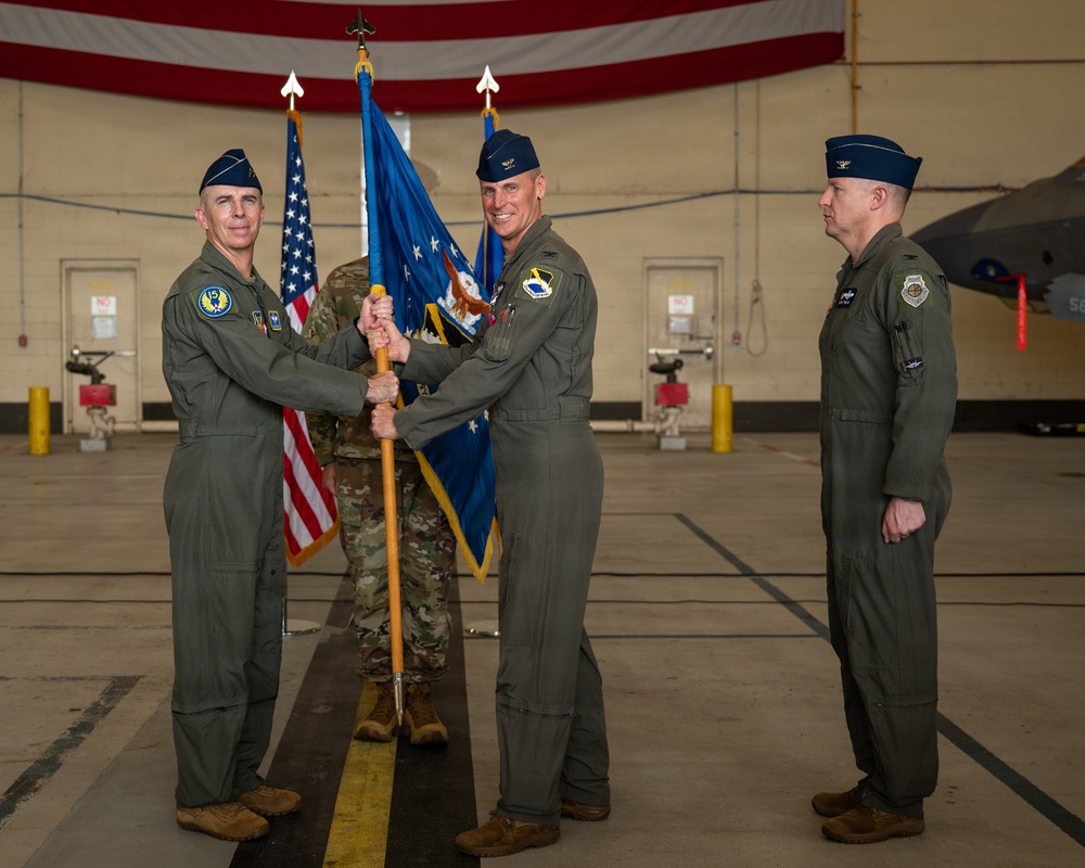 325th FW change of command