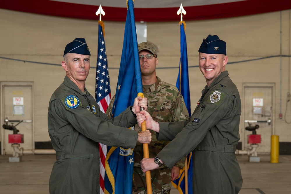 325th FW change of command