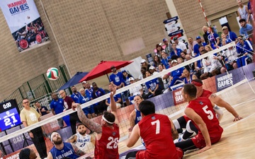 Team Marine Corps Demonstrates Determination in Sitting Volleyball Semifinals at 2026 Warrior Games