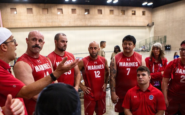 Team Marine Corps Demonstrates Determination in Sitting Volleyball Semifinals at 2026 Warrior Games