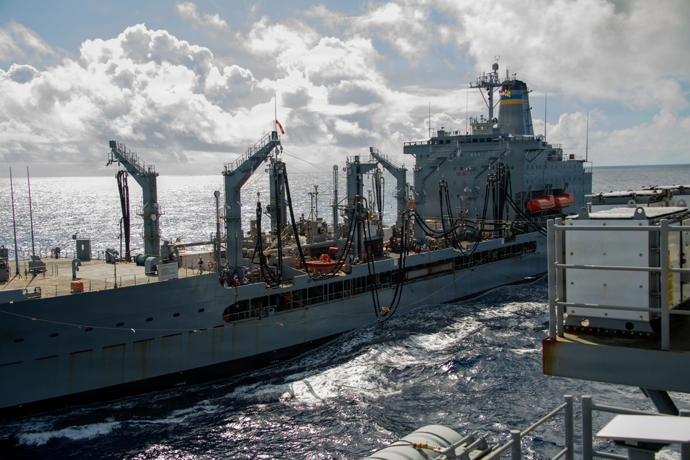 USS Essex Conducts Replenishment at Sea