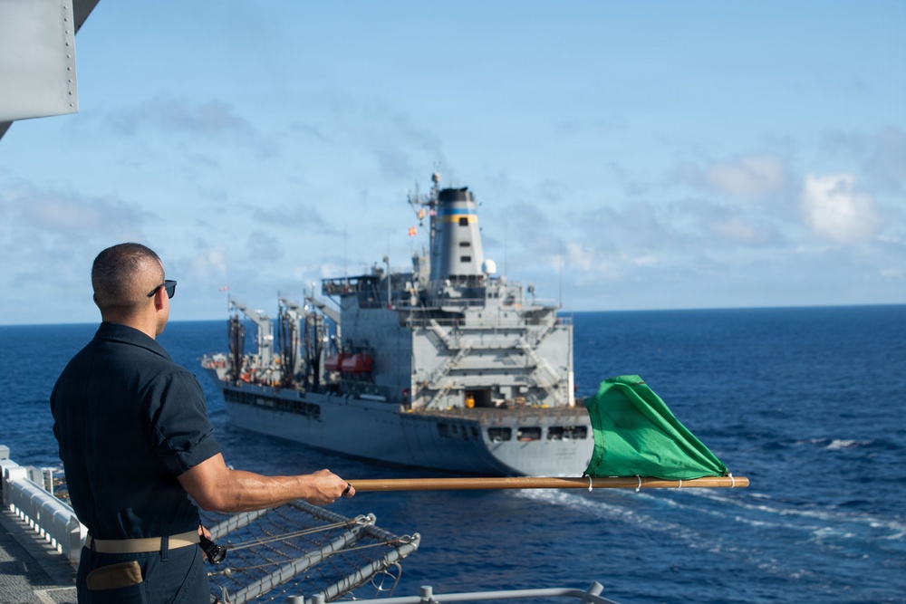 USS Essex Conducts Replenishment at Sea