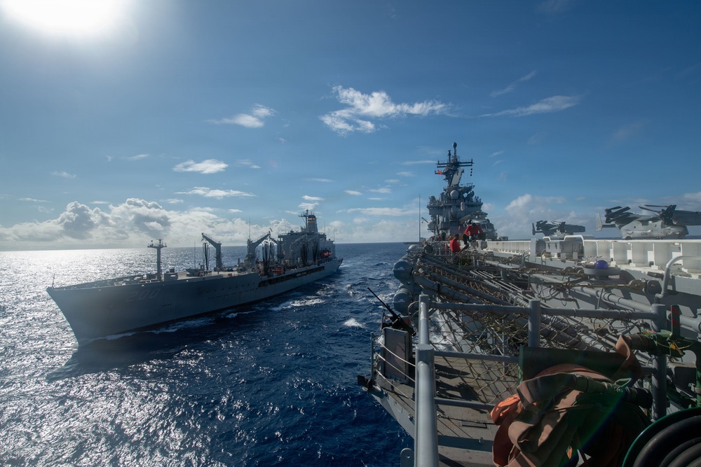 USS Essex Conducts Replenishment at Sea