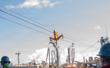 USS Essex Conducts Replenishment at Sea